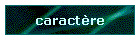 caractère